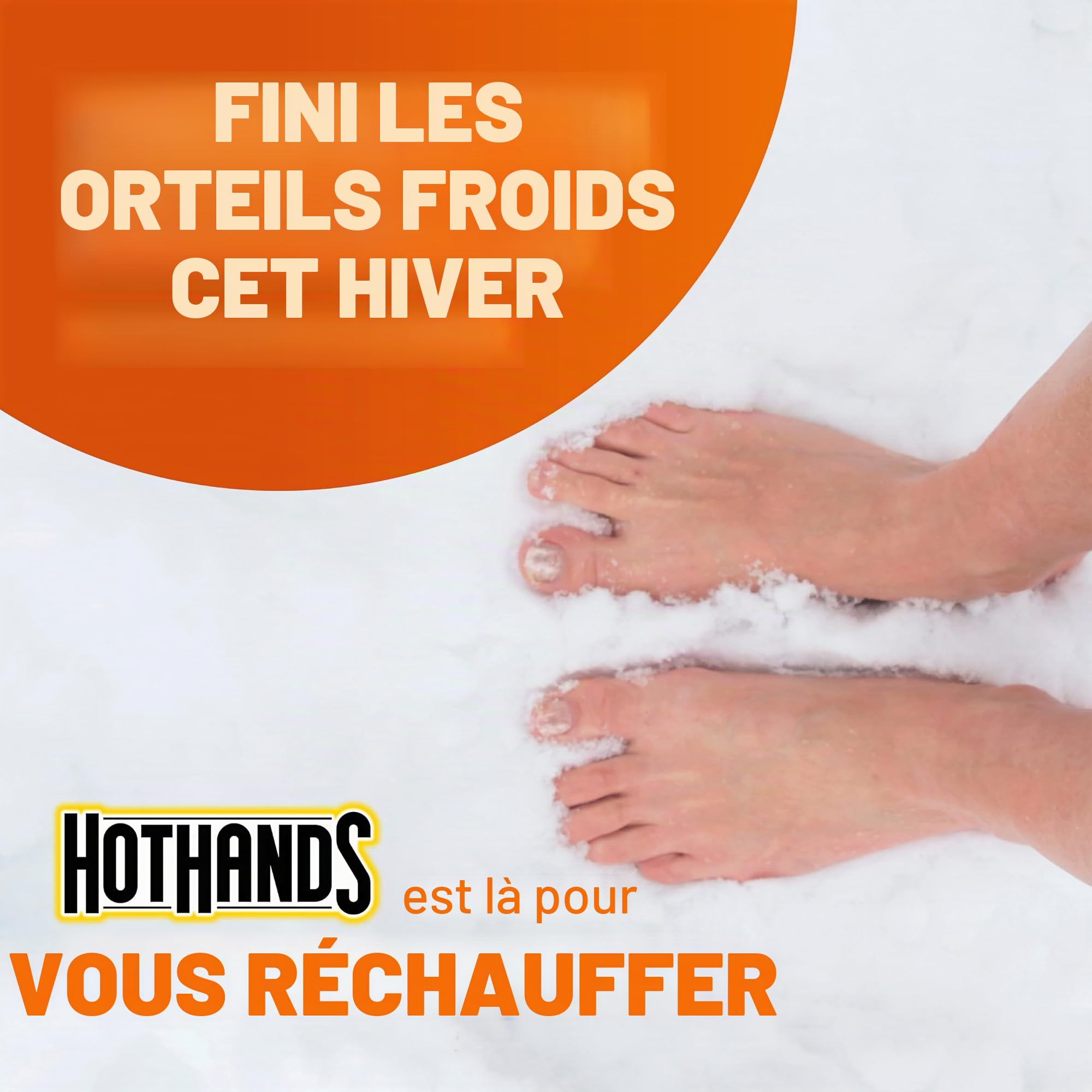 Lot de 40 paires de chauffe-pieds Hot Hands