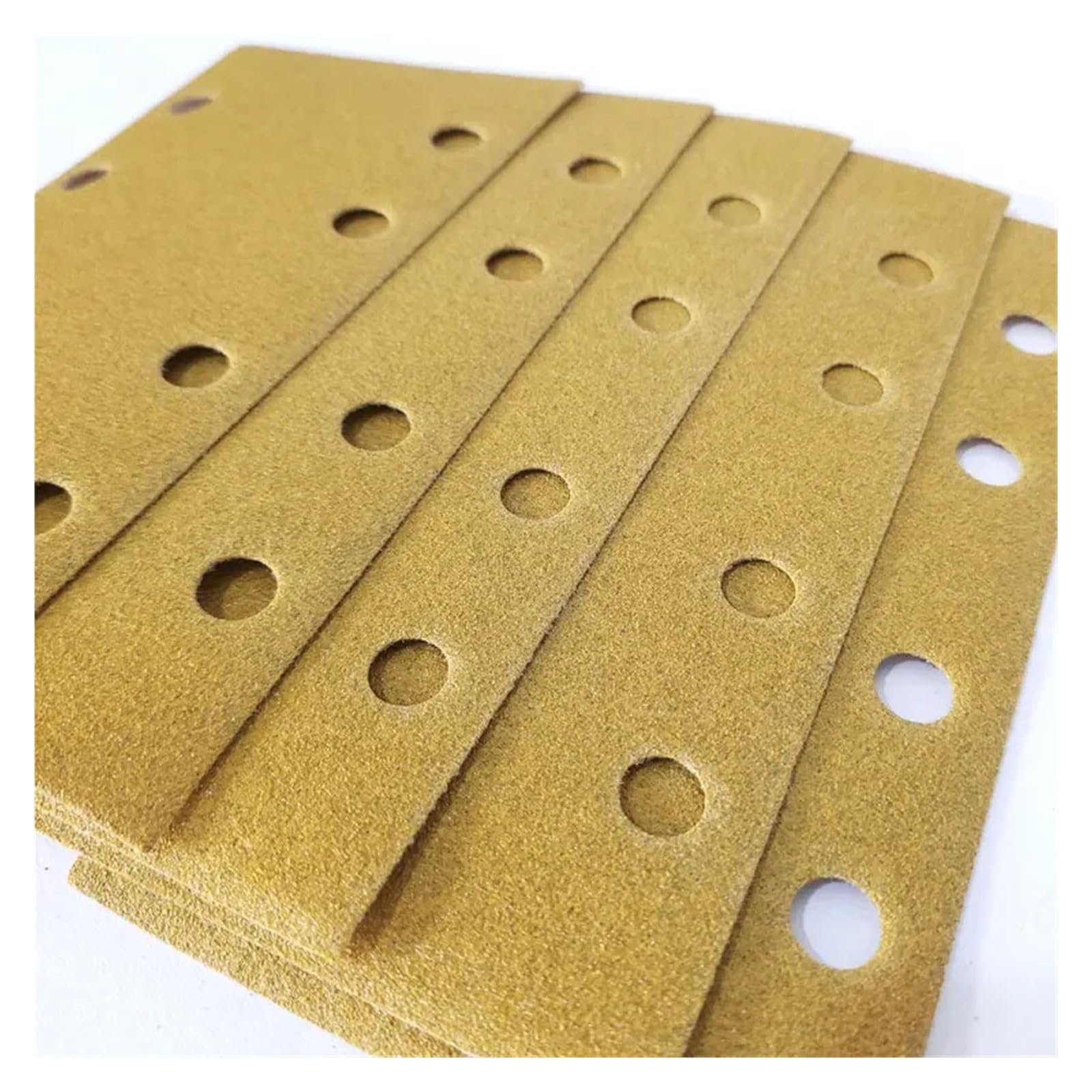 Carta abrasiva, Levigatrice for velluto con retro floccato autoadesivo a 8 fori da 95/180 mm