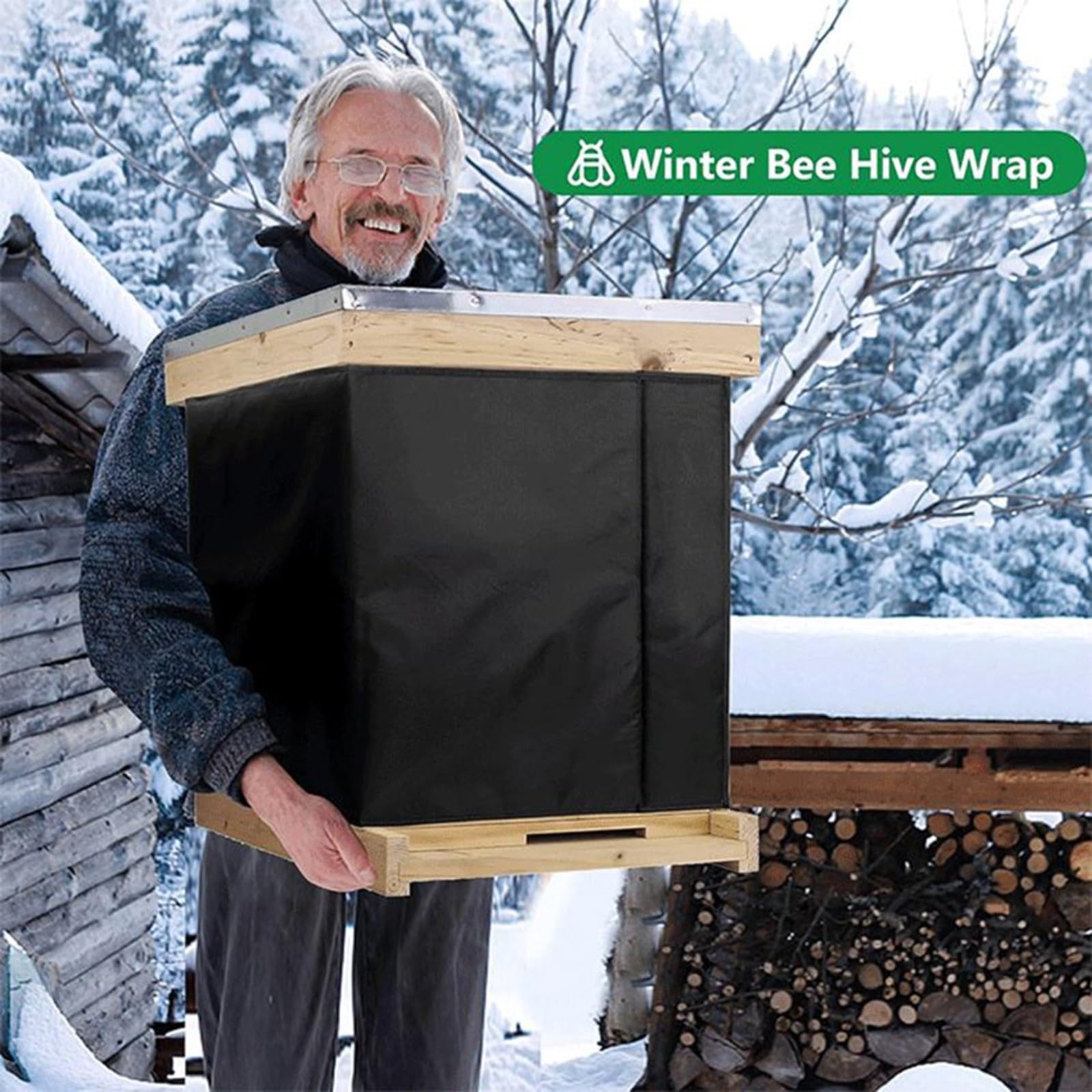 Hitzeschild in Bienenstock-Verpackung, Bienenstock-Hitzeschild, erhältlich in 183 oder 194 cm Länge