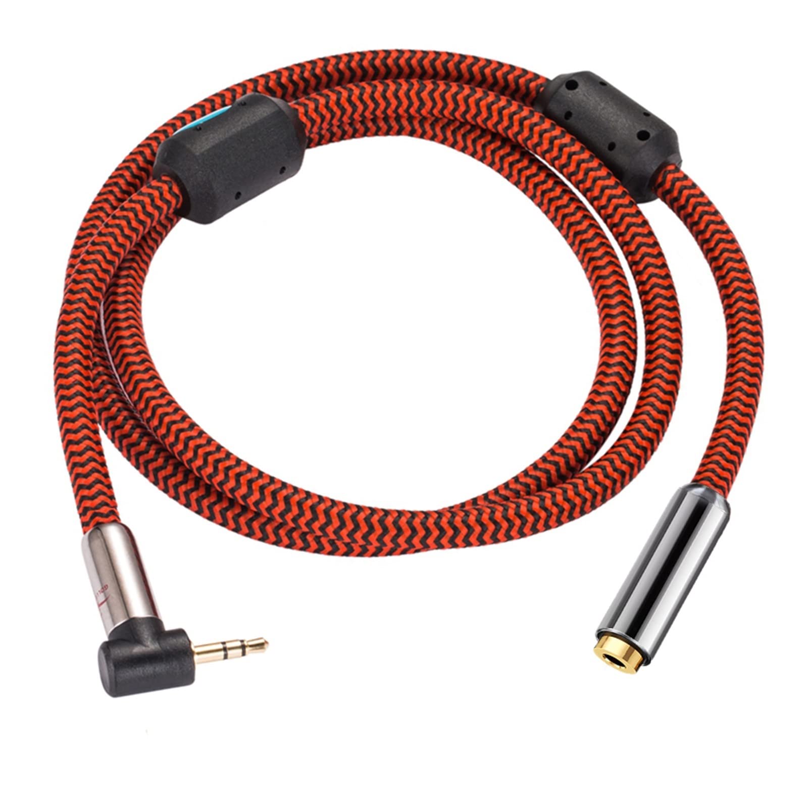 Câble audio d'extension de 3,5 mm avec mini-prise coudée 3,5 mâle à femelle compatible avec le casque de voiture PC Câble mobile 1M 2M 3M 5M 8M 10M ( Color : White (Straight) , Size : 10meter )
