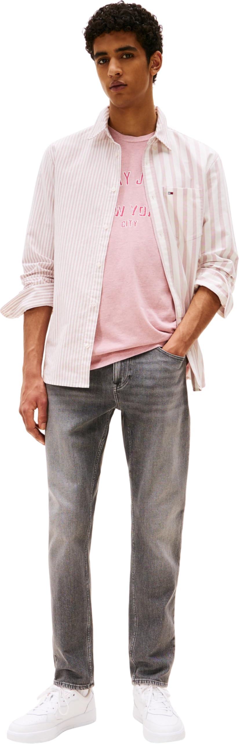 Tommy Jeans Vaqueros Hombre Austin Slim Tapered Fit, Gris (Denim Grey), 30W/28L
