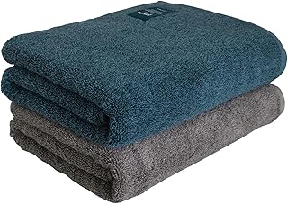 泉州タオル(Senshu towel) Jovia ジョヴィア バスタオル 2枚（ネイビー、チャコール）