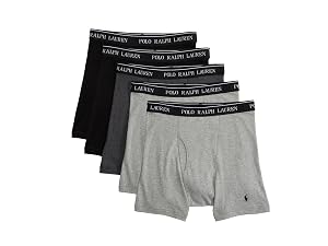 Polo Ralph Lauren Mens Classic Fit Cotton Boxer Briefs 5 Pack
