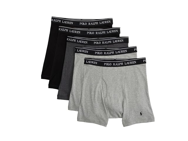 Polo Ralph Lauren Mens Classic Fit Cotton Boxer Briefs 5 Pack