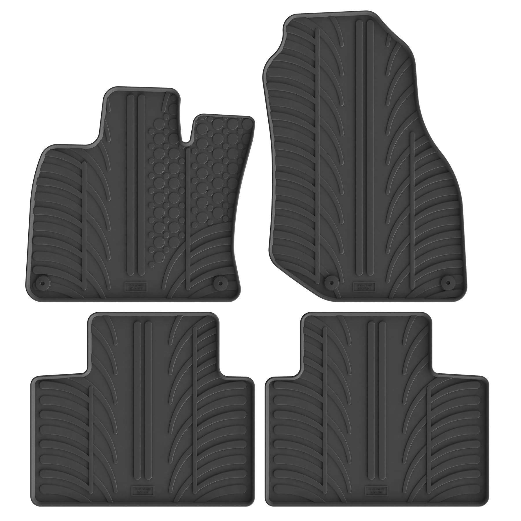 Gledring Tappetini in Gomma Compatibile con Lynk & Co 01 2021- (Profilo T 4-Parti)