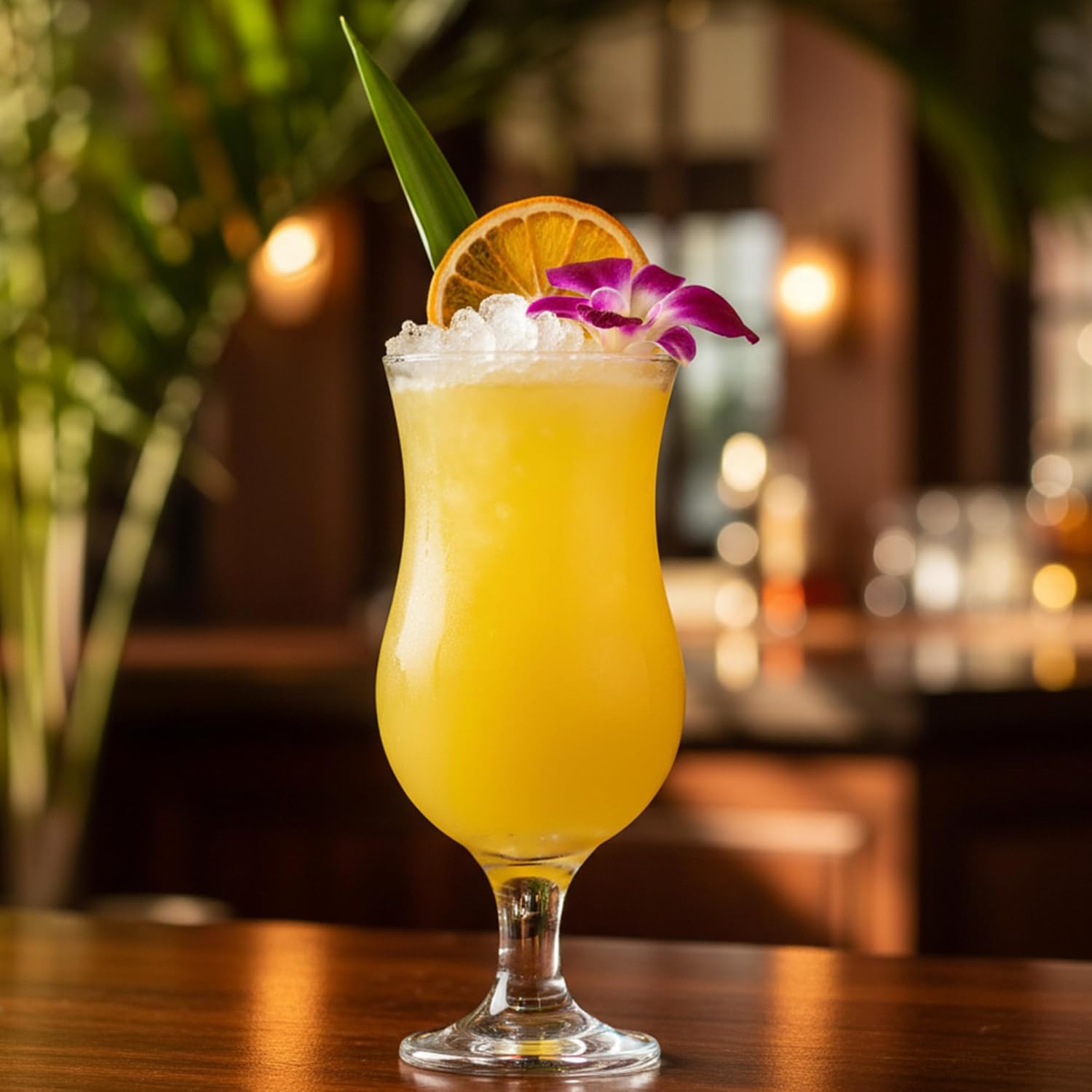 Large Hurricane Glass Set Of 6 Pcs 12.8 Oz / 380 Ml, Tall Cocktail Glasses, Mojito, Margarita, Sangria, Pina Colada Glasses, Stemmed Big Coupe Glassware (6x380ml)