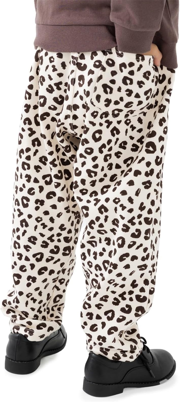 Kids' Wide Pants, Joggers, Children's Clothes, Fleece Lined, Shaggy Back, Long, Balloons, Long Pants, Baby Clothes, Bottoms, Warm, Patterned, Bali, Boys, Girls, 80, 90, 100, 110, 120, 130, 140cm