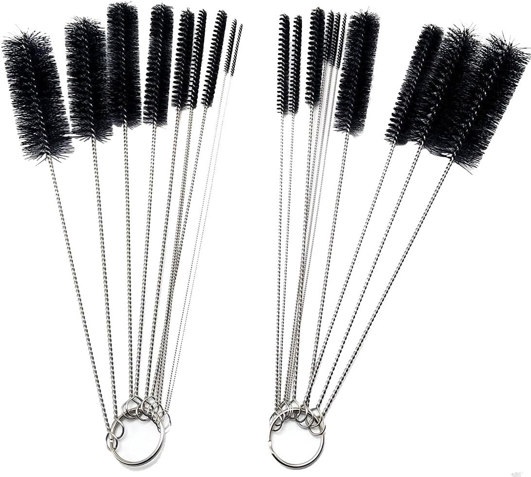 UHQ 8.2 Inch Kitchen Nylon Tube Brush Cleaning Brushes,20 Pcs