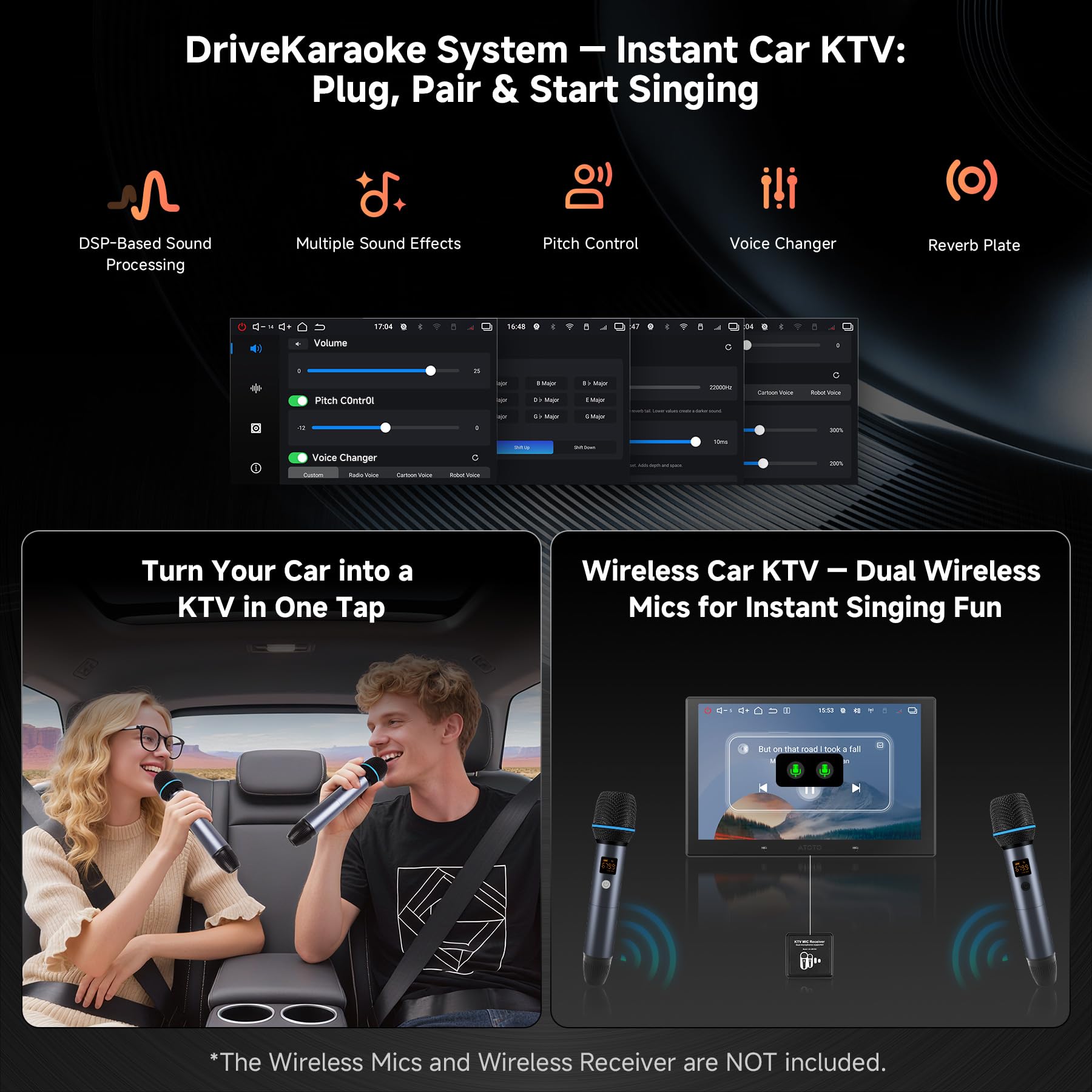 Amazon.co.jp: ATOTOEXCEL V10 10インチQLED Android 2DINディスプレイ
