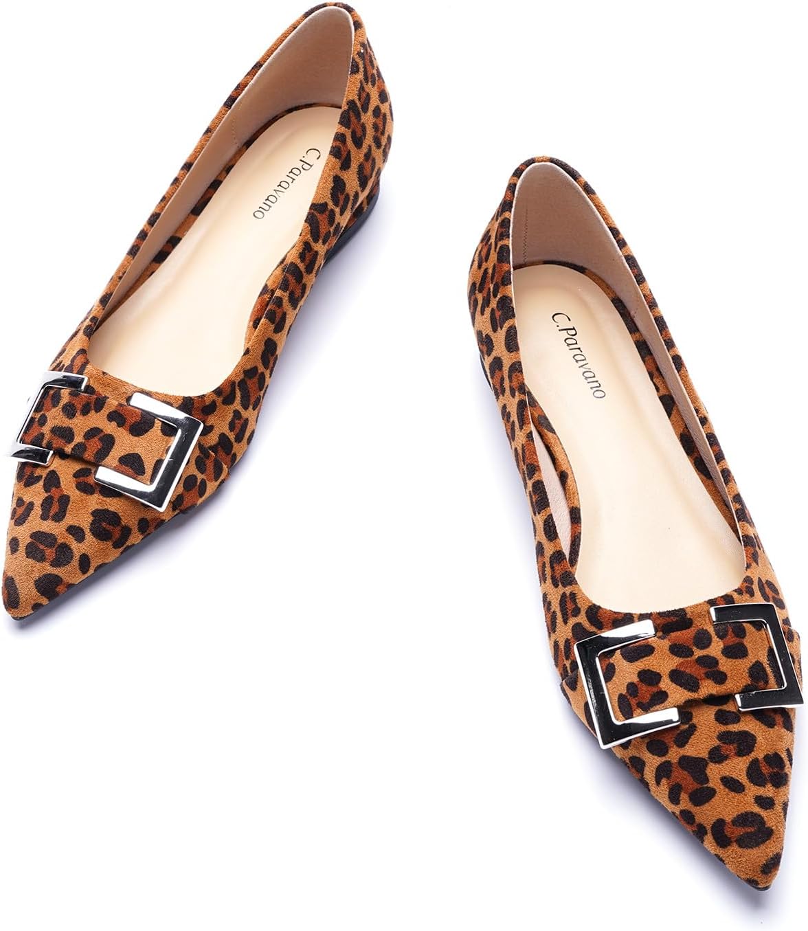 C.Paravano Flats for Women | Pointed Toe Flats | Ballet Flat | Women Dressy Shoes Comfortable