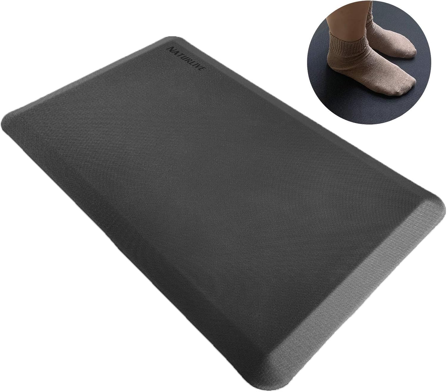 NaturLive Standing Mat Kitchen Rug,Anti Fatigue Floor Mat