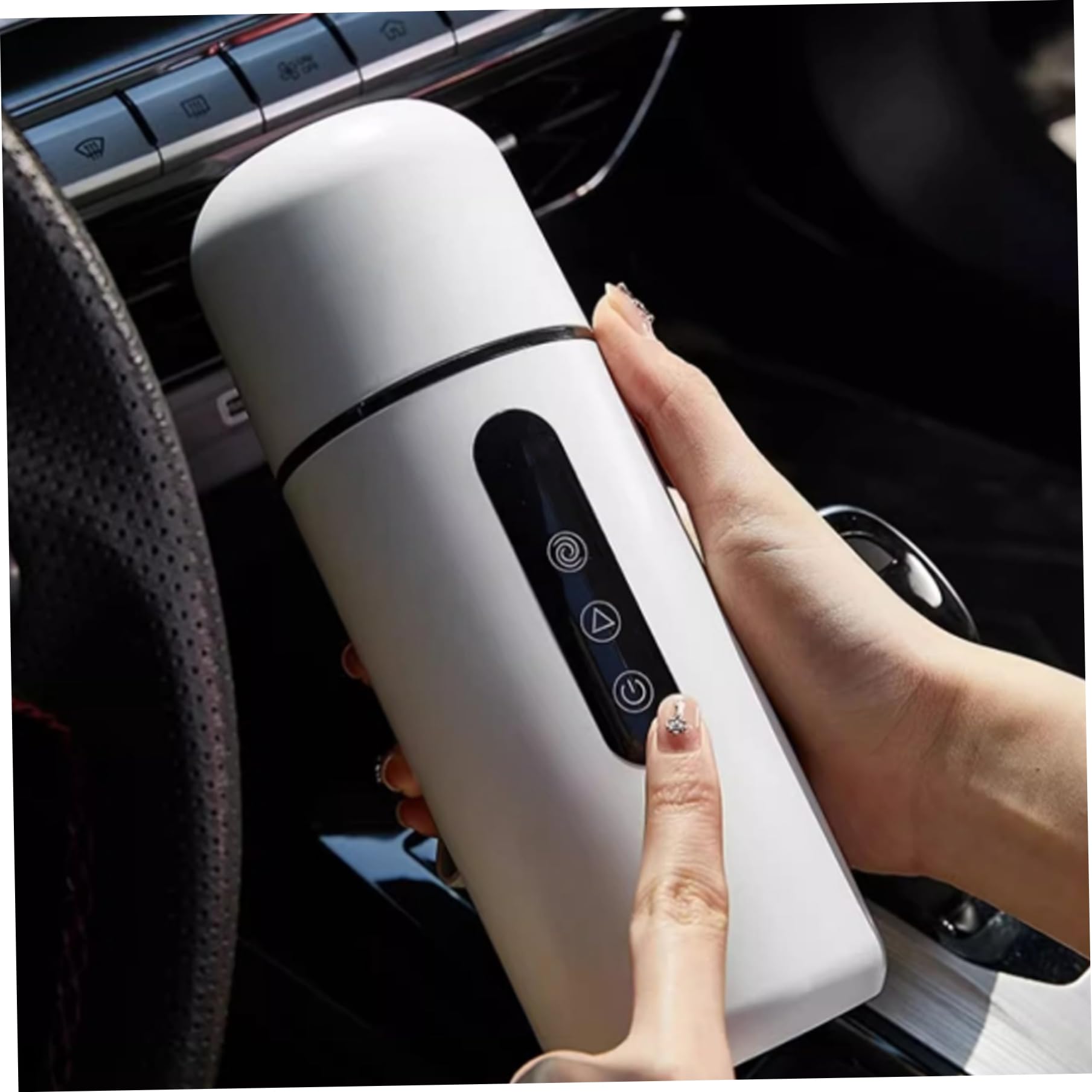 Bouilloire portable isolée 24V/12V au design magnétique pour boissons auto
