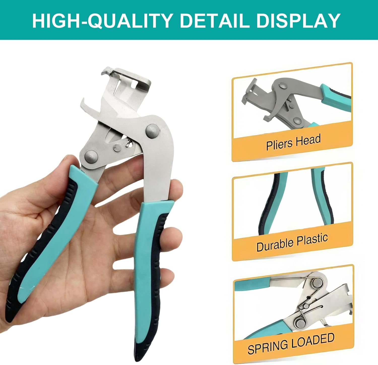 2Pcs Car Clip Pliers and Disassembly Tools, Push Pin Pliers Tool, Auto Panel Clip and Plastic Trim Removal Tool, Easily Removes Plastic Fasteners and Rivets