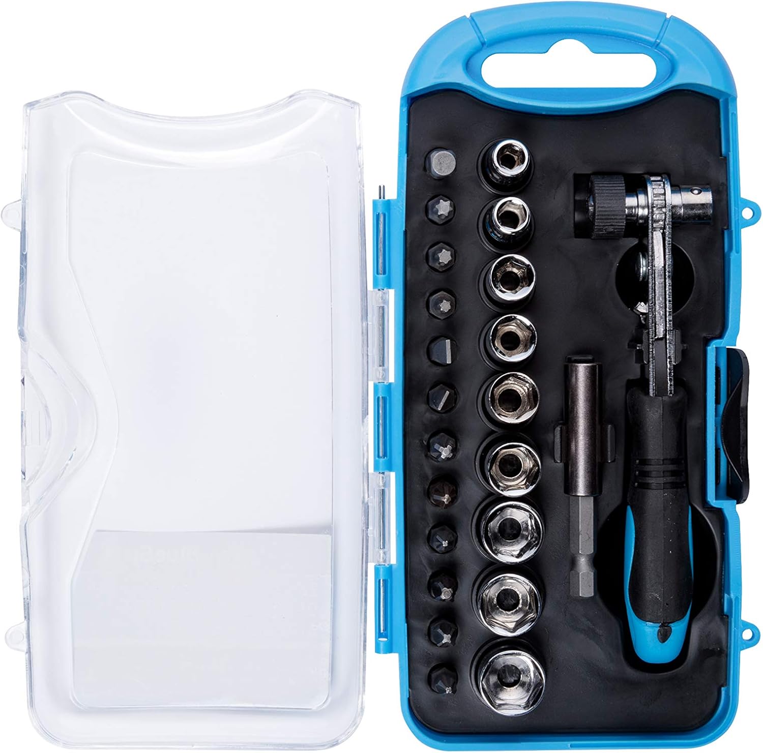 BlueSpot 23PCE Offset Ratchet Bit and Socket Set, 1/4 inches - Image 3