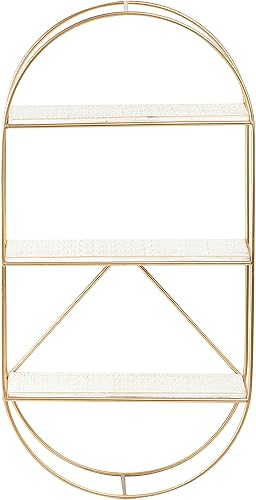 Miniatura 9 de Main + Mesa Estante de pared de madera y diamantes dorados