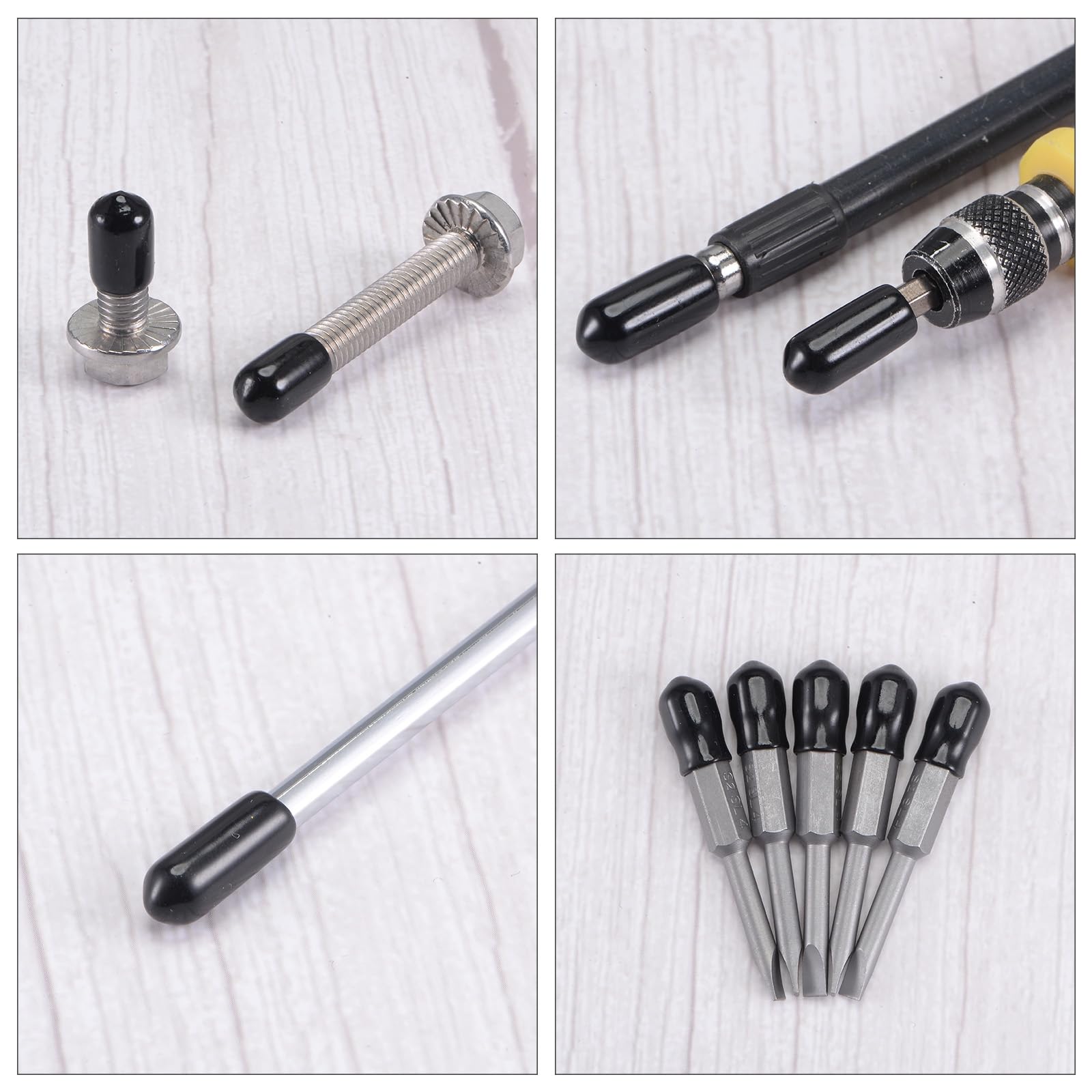 QUARKZMAN 160 Pezzi Tappi Copertura 11/16" 3/4" 25/32" 7/8" Bianchi