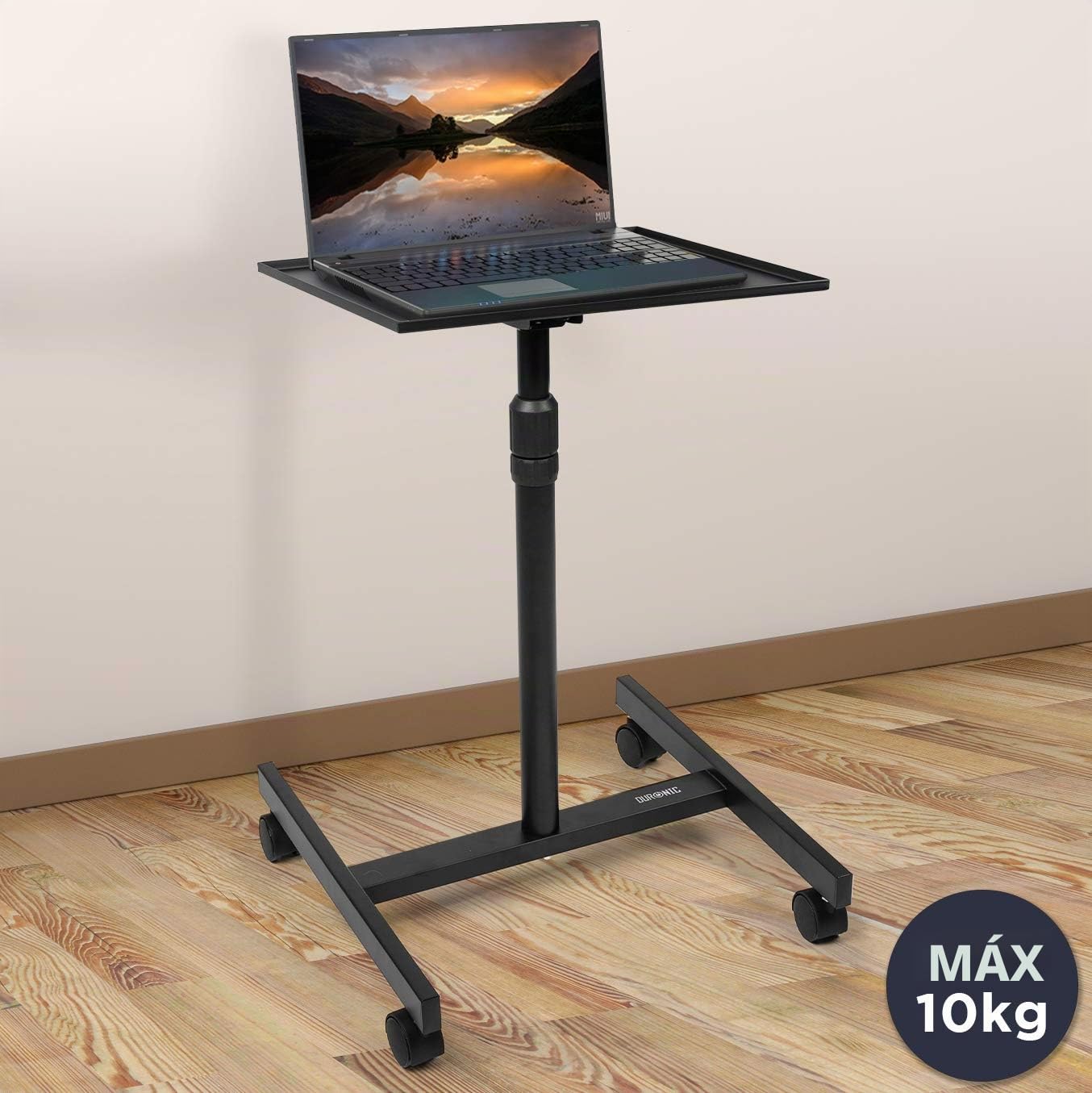 Duronic WPS20 Soporte para Proyector Portátil con Ruedas, Inclinable