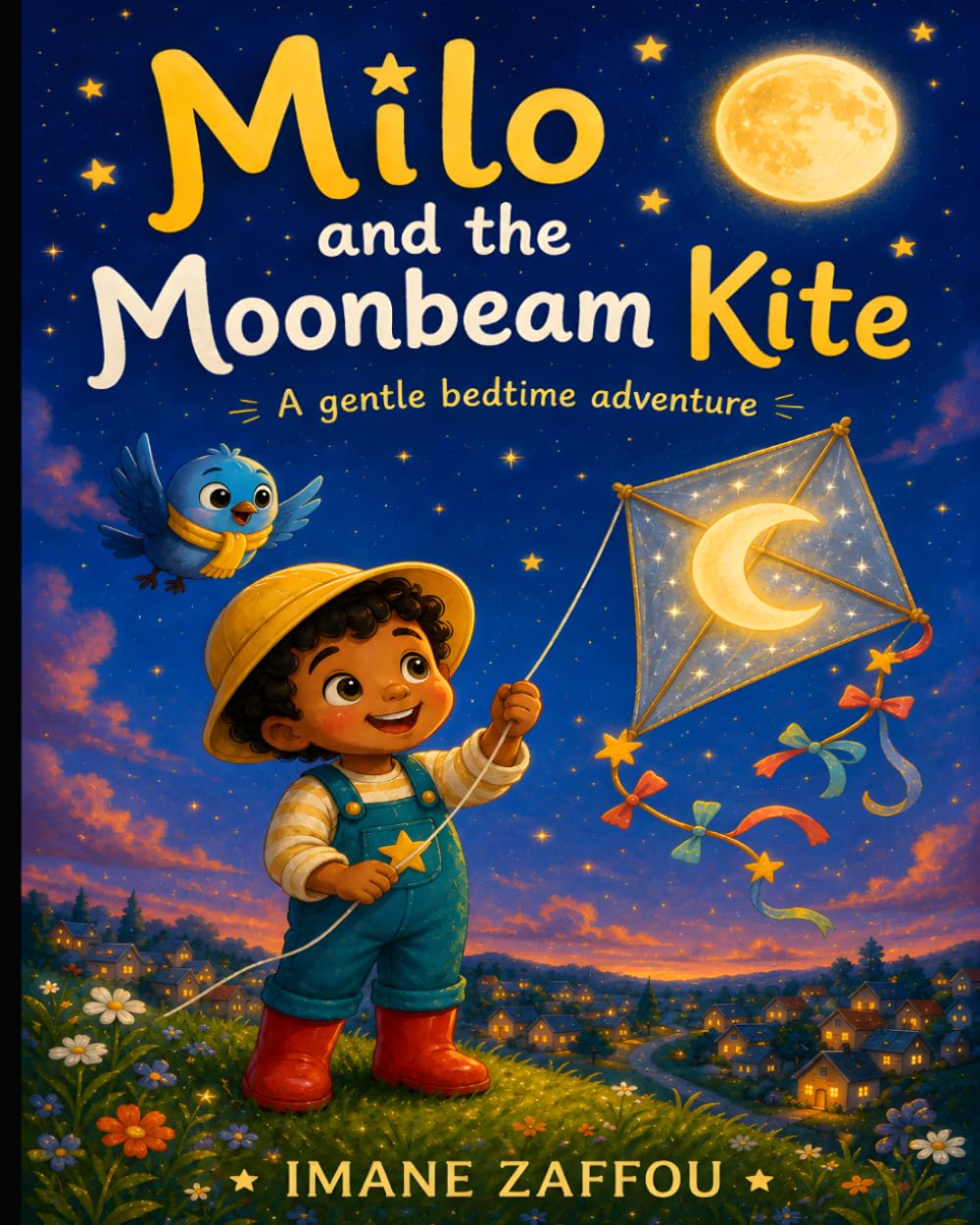 milo and the moonbeam kite: A Gentle Bedtime Picture Book About Patience, Friendship, and Sending a Hello to the Moon