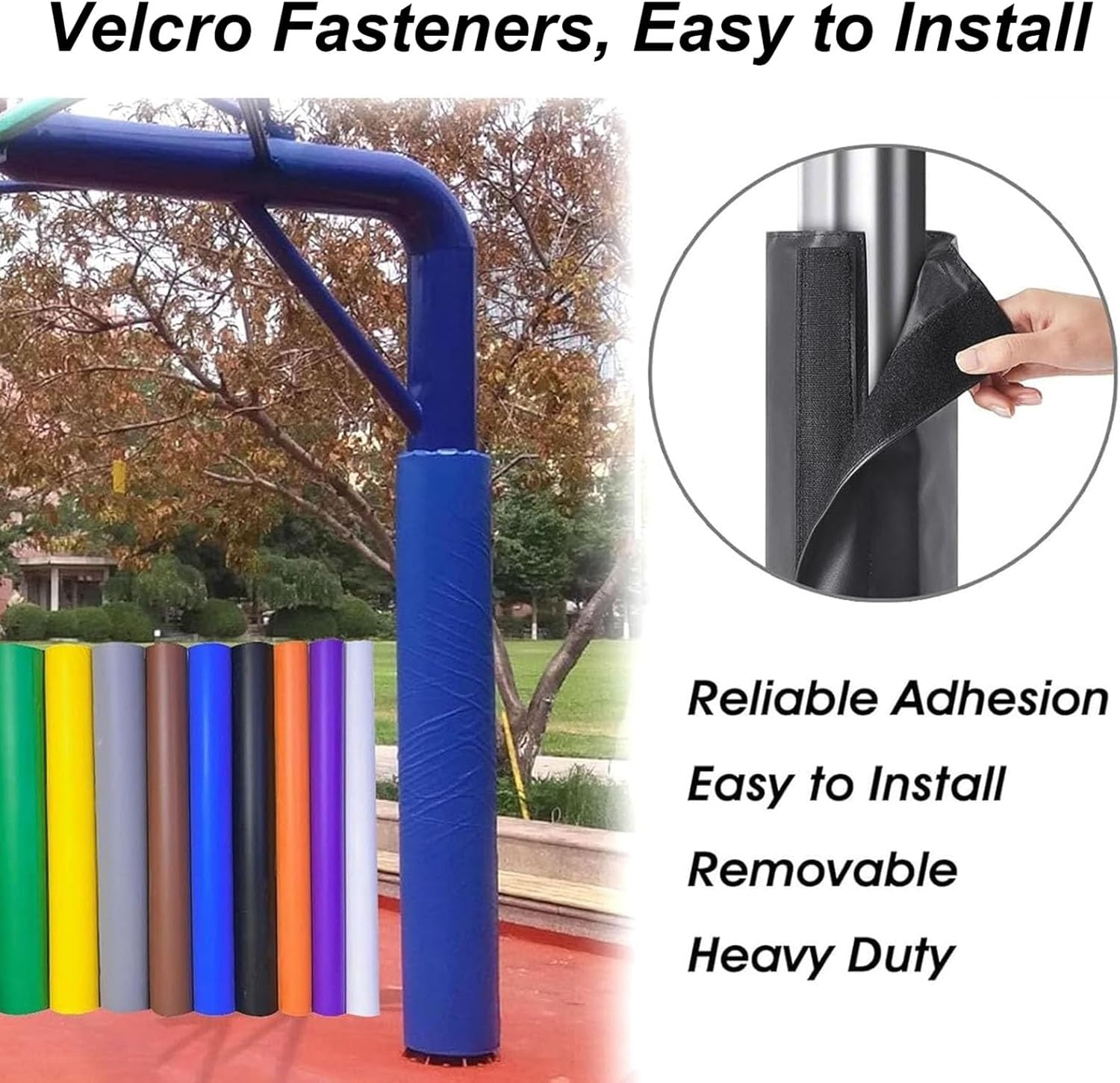 Garage Padded Pole Wrap Lally Column, Basement Pole Wrap Padding, Round Pole Cushion, Pole Pad, Post Padding, Basketball Support Pole, 4 5 6 Ft Tall Post All Weather Pad