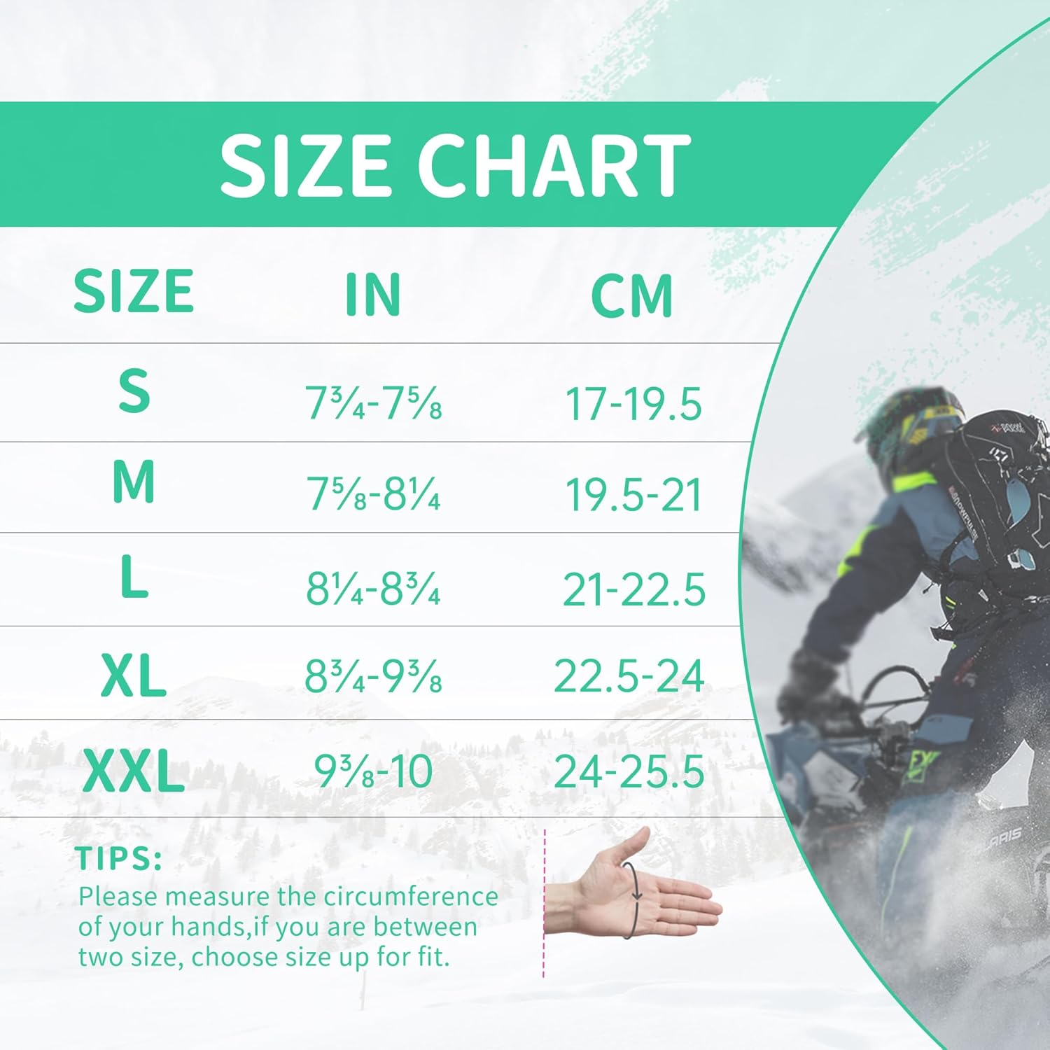 HANDLANDY Waterproof Insulated Work Gloves, 3M Thinsulate Thermal Winter Gloves for Men Women Touch Screen, Warm Ski Snowboard Cold Weather Gloves (Black, Large)(Black-Grey PU, X-Large)