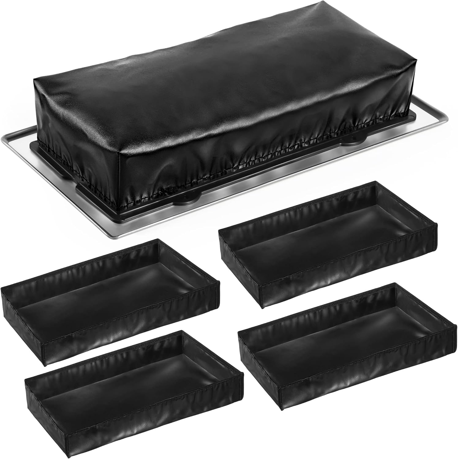 4 Pack Rubber Vent Cover, Ceiling Floor Vent Cover, AC Vent Register