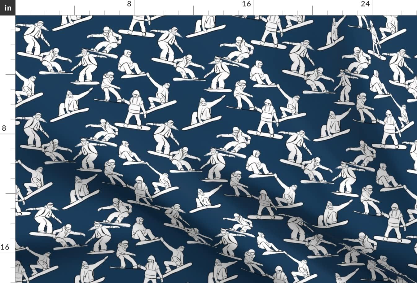 Spoonflower Fabric - Navy Ski Snowboard Winter Sport Womens Sports Mountain Skiing Canada Printed on Upholstery Velvet Fabric Fat Quarter - Upholstery Home Decor Bottomweight Apparel