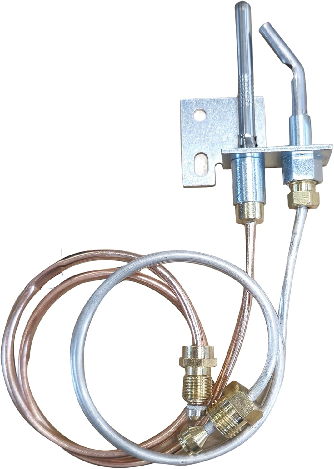 Manual Safety Pilot Control System for Gas Log Sets – Compatible with Natural Gas & Propane, Includes Heat Shield and Pilot Kit (Pilot)