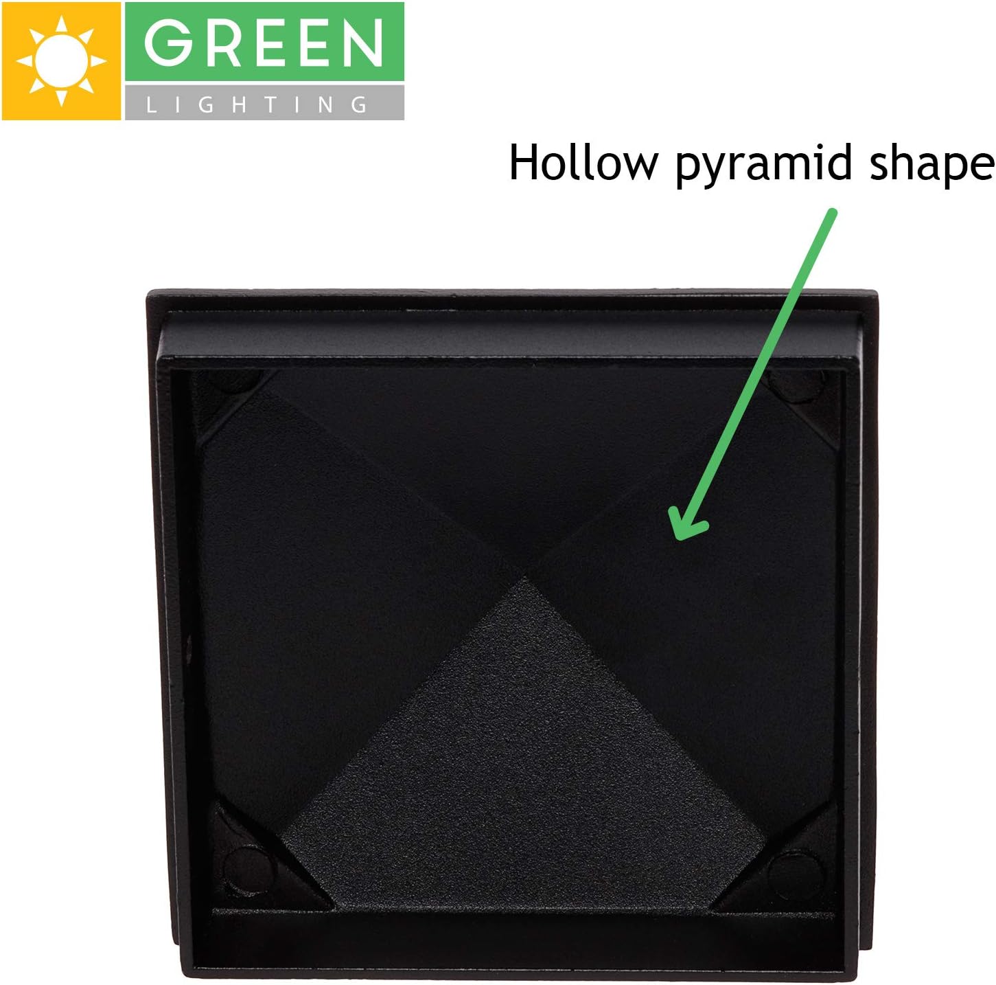 Exclusive Discount 90% Price GreenLighting 4x4 Aluminum Pyramid Post Cap Cover for Nominal Wood Posts (Black, 8 Pack)