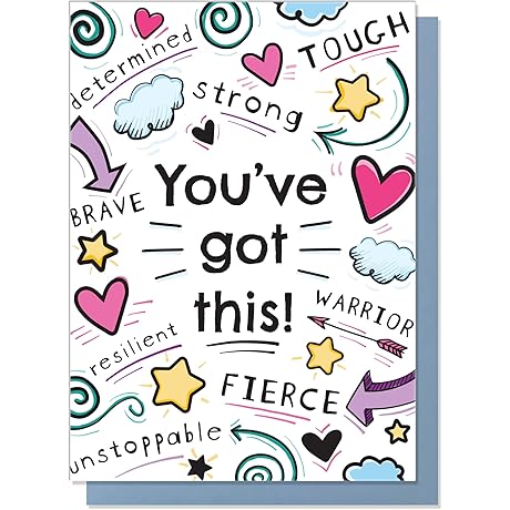 PRESS and POUR Encouragement Card, a Thoughtful Gift for Breast Cancer Awareness and Support