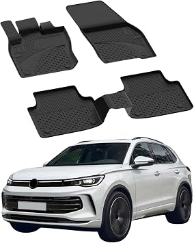 Sahler Floor Mats fits Volkswagen Tiguan 2026 | Custom Fit Floor Liner for Cars | Premium Quality Car Mats Black | Odorless All Weather Waterproof Durable 4.5D Liner