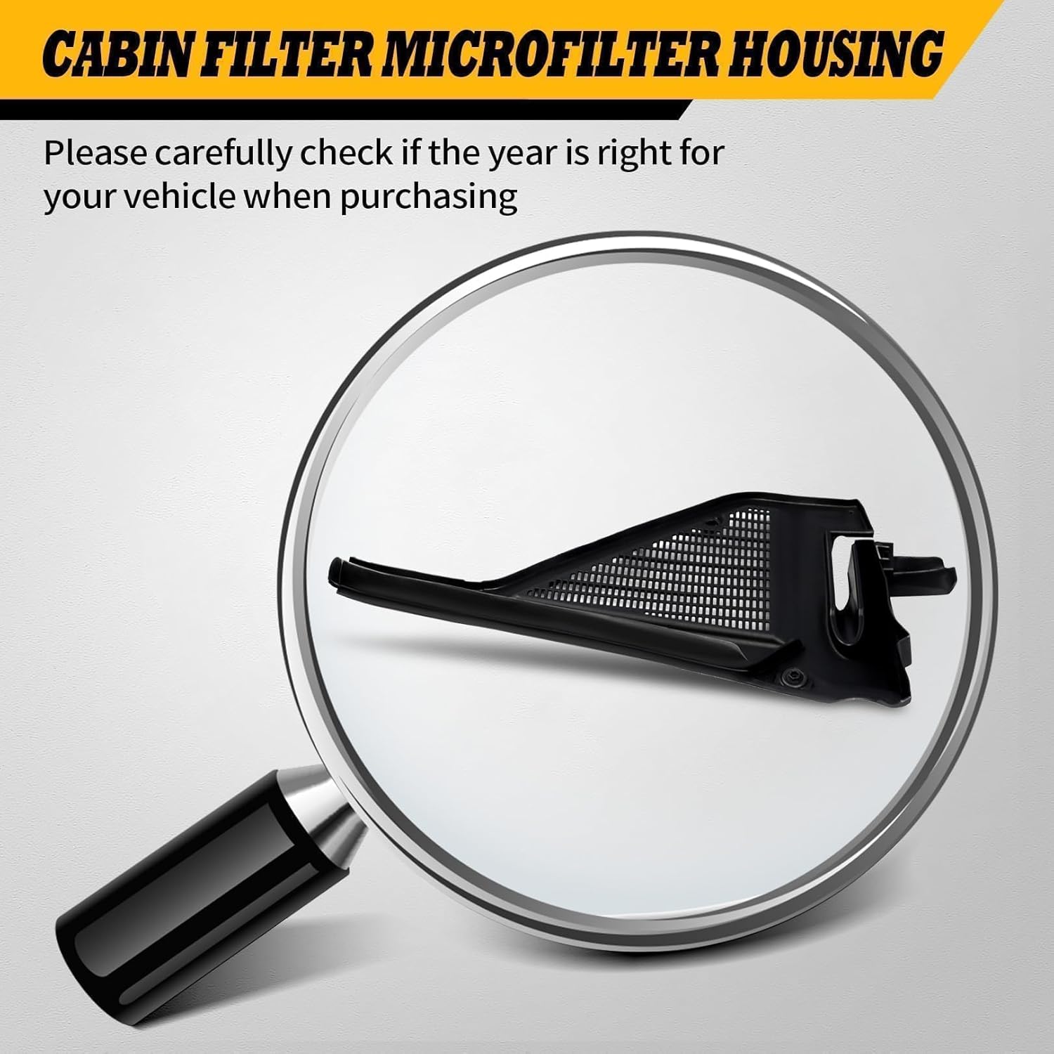 Pair Left and Right Cabin Filter Microfilter Housing Assembly Compatible with 2007-2013 X5 X6 E70 E71 64316945583 64316945584