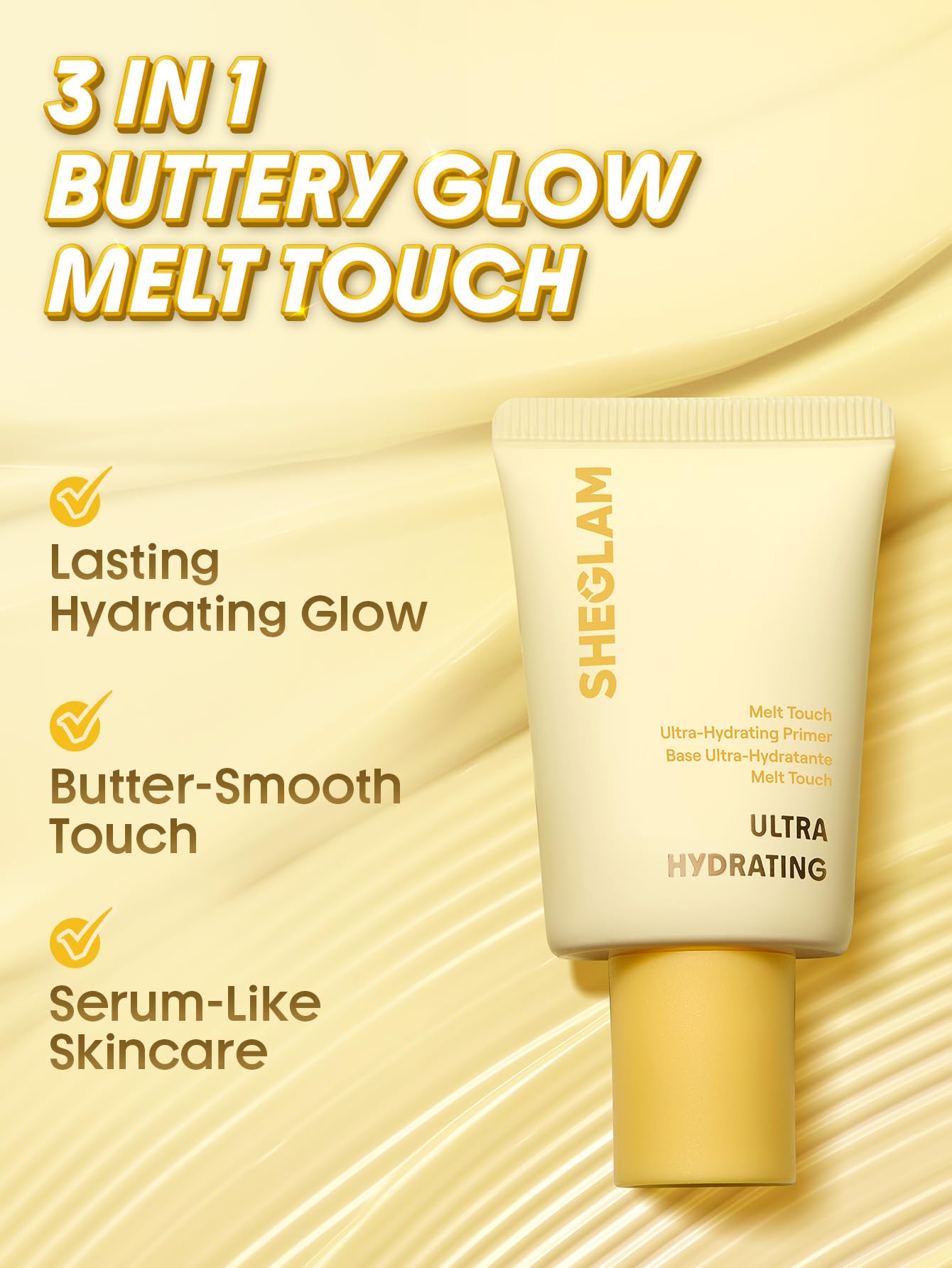SHEGLAM Melt Touch Ultra Hydrating Primer Hydratant Lissage