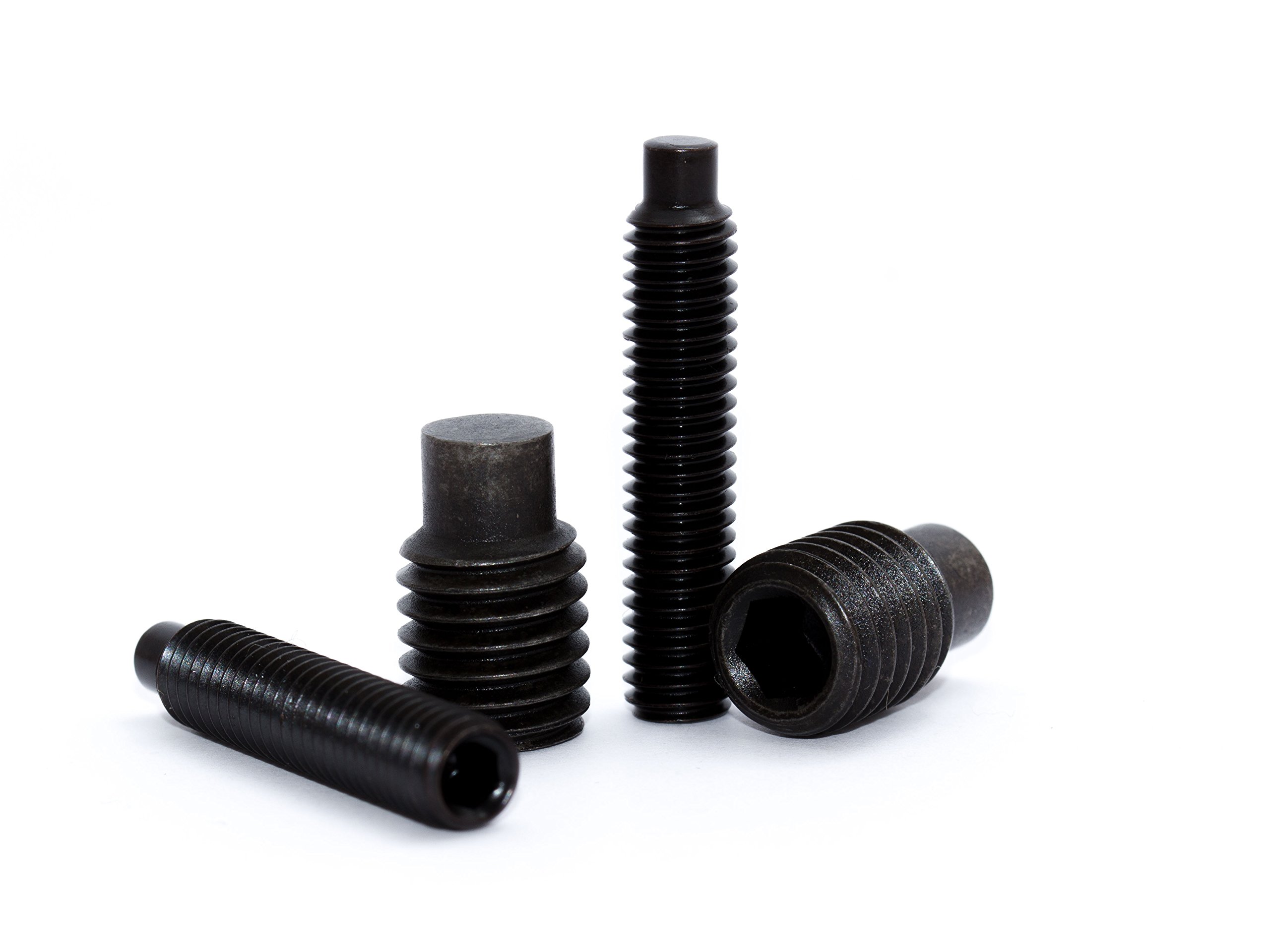 10 Pezzo Viti senza Testa con Rubinetto in Acciaio Nero Viti senza Testa Din 915 M2 - M10 - M8x30