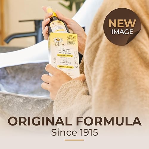 Miniatura 9 de Camomila Intea Natural Blonde  Spray aclarador de cabello con extracto de manzanilla  Vuélvete más rubio con este spray para el cabello de color