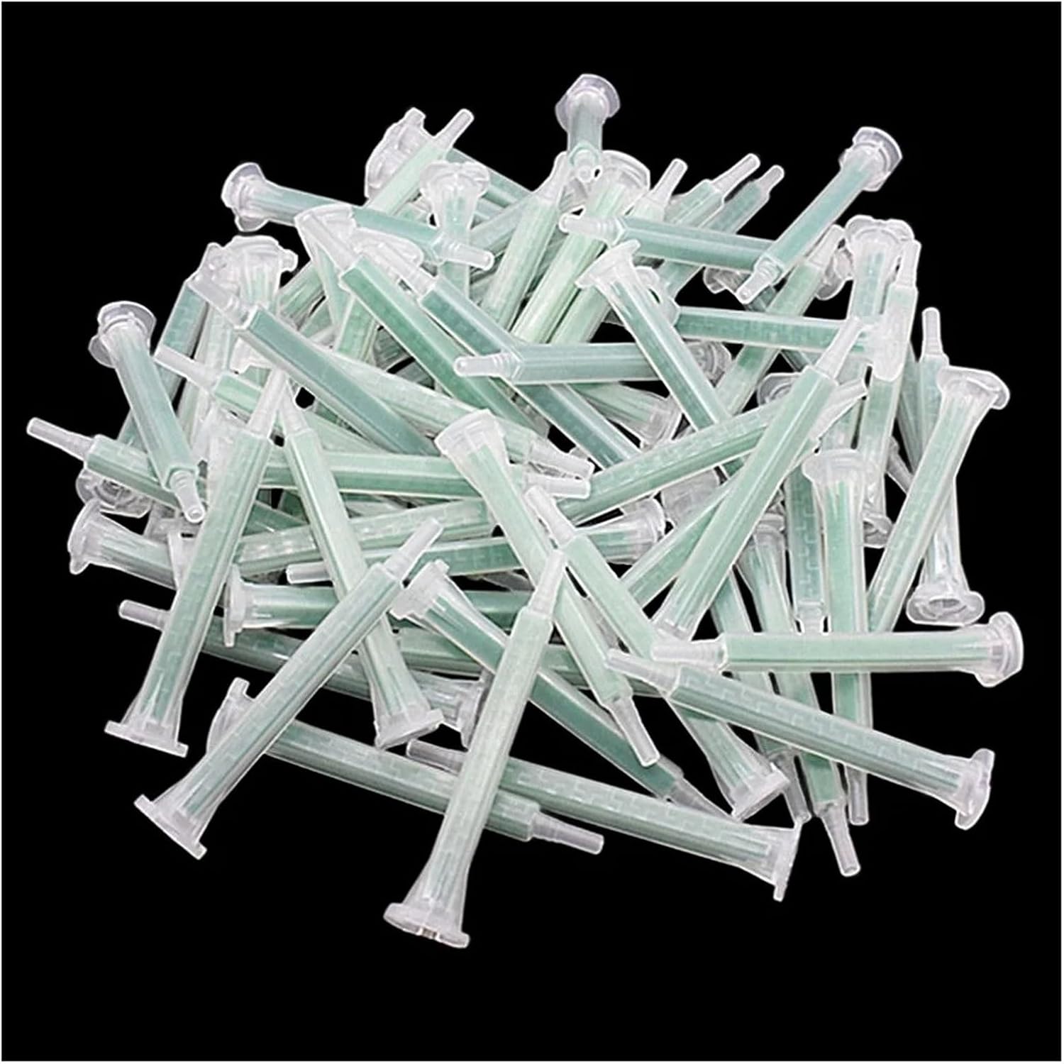 50pcs Static Mixer Tube AB Glue Epoxy Adhesive Guning Dispenser Mixing Nozzle 83mm Applicator Plastic Mixing Nozzle Tube Tools Set