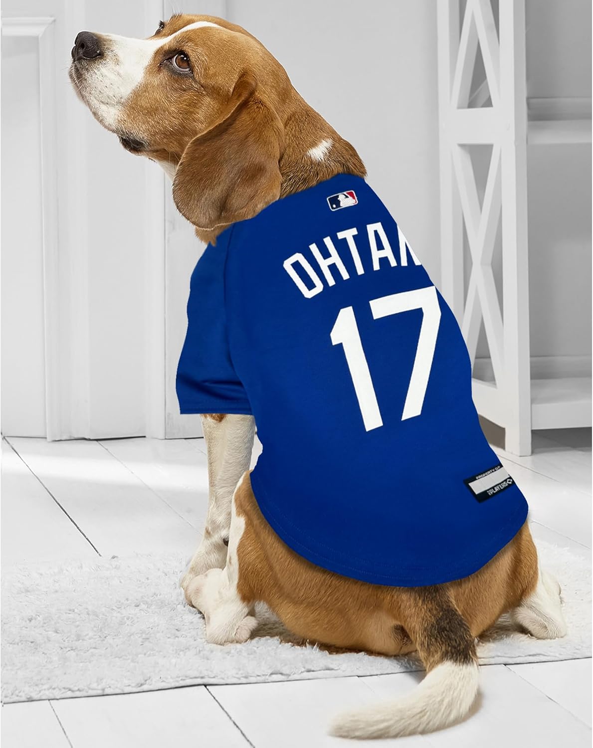 Pets First MLBPA Shohei Ohtani Blue Player Jersey #17 Pet Jersey - MLB Los Angeles Dodgers Mesh Players, Size XX-Large