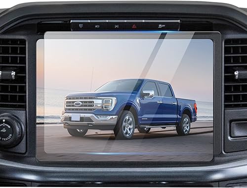 Karltys Protector de pantalla mejorado para sin reflejos ni huellas dactilares Vidrio templado Ford F150 2026  20212026  2022 F-150 Lightning  F150