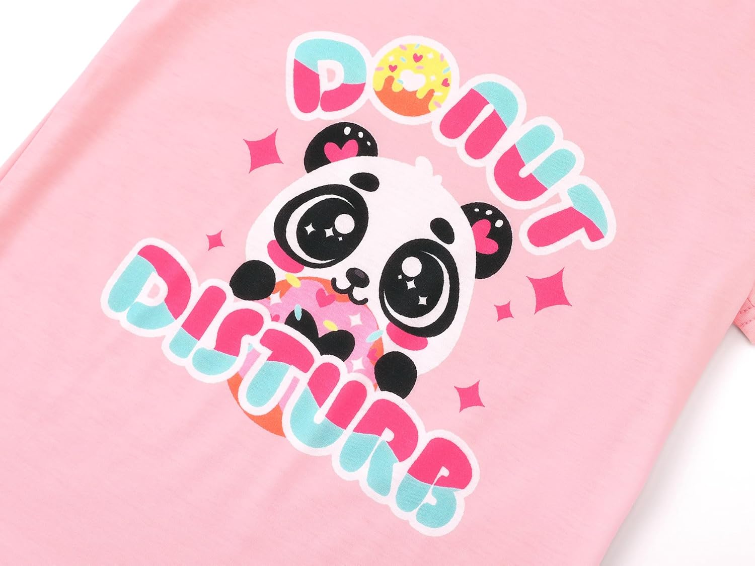 Topgal Summer Pajamas for Little/Big Girls – Swirl Tie Dye Butterfly Design Kids' Short Sleeves & Shorts PJS Size 6-18 - Image 3