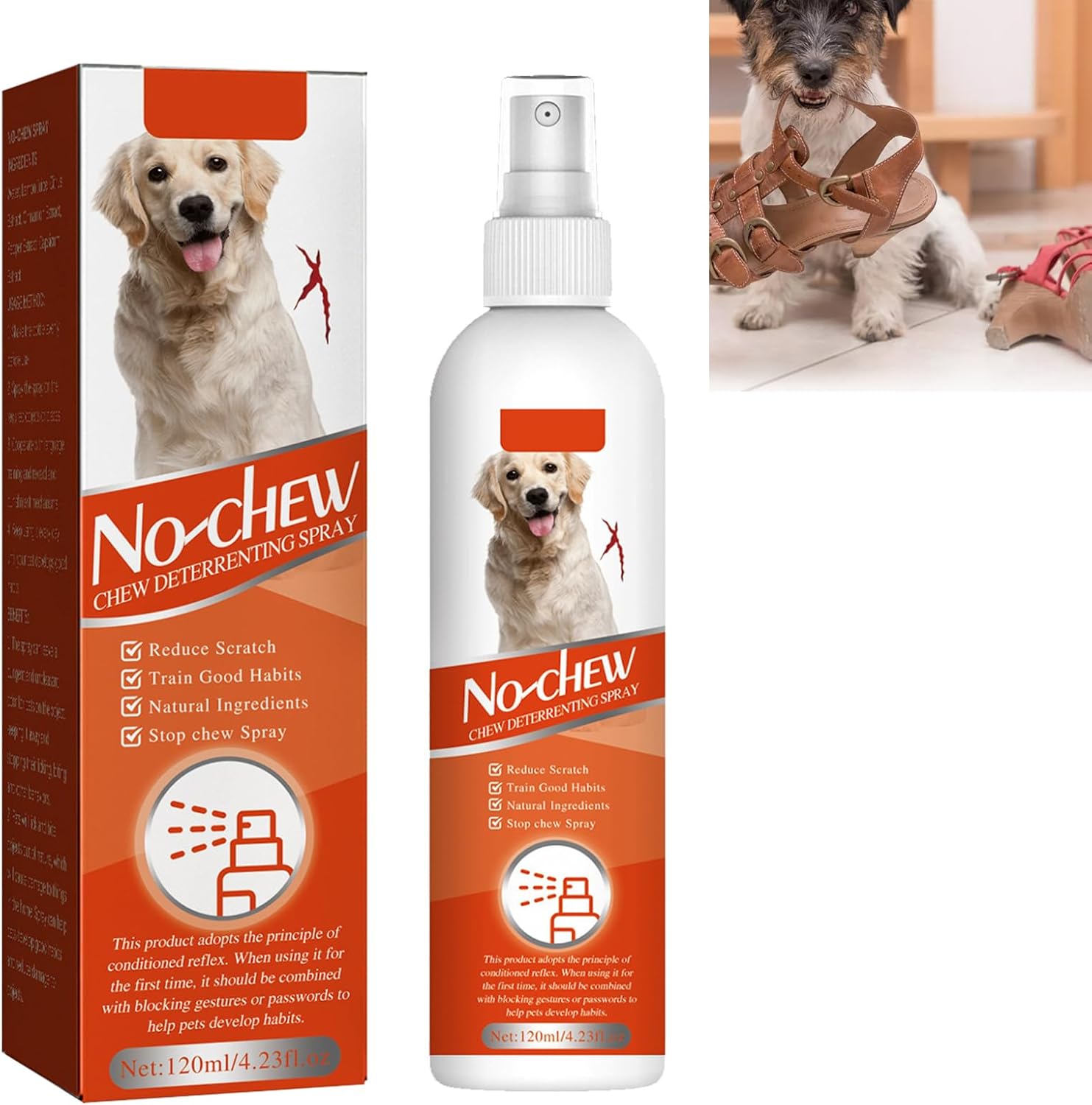 Anti Chew Spray for Dogs,Chew Deterrent Spray,Pet Extremely Bitter
