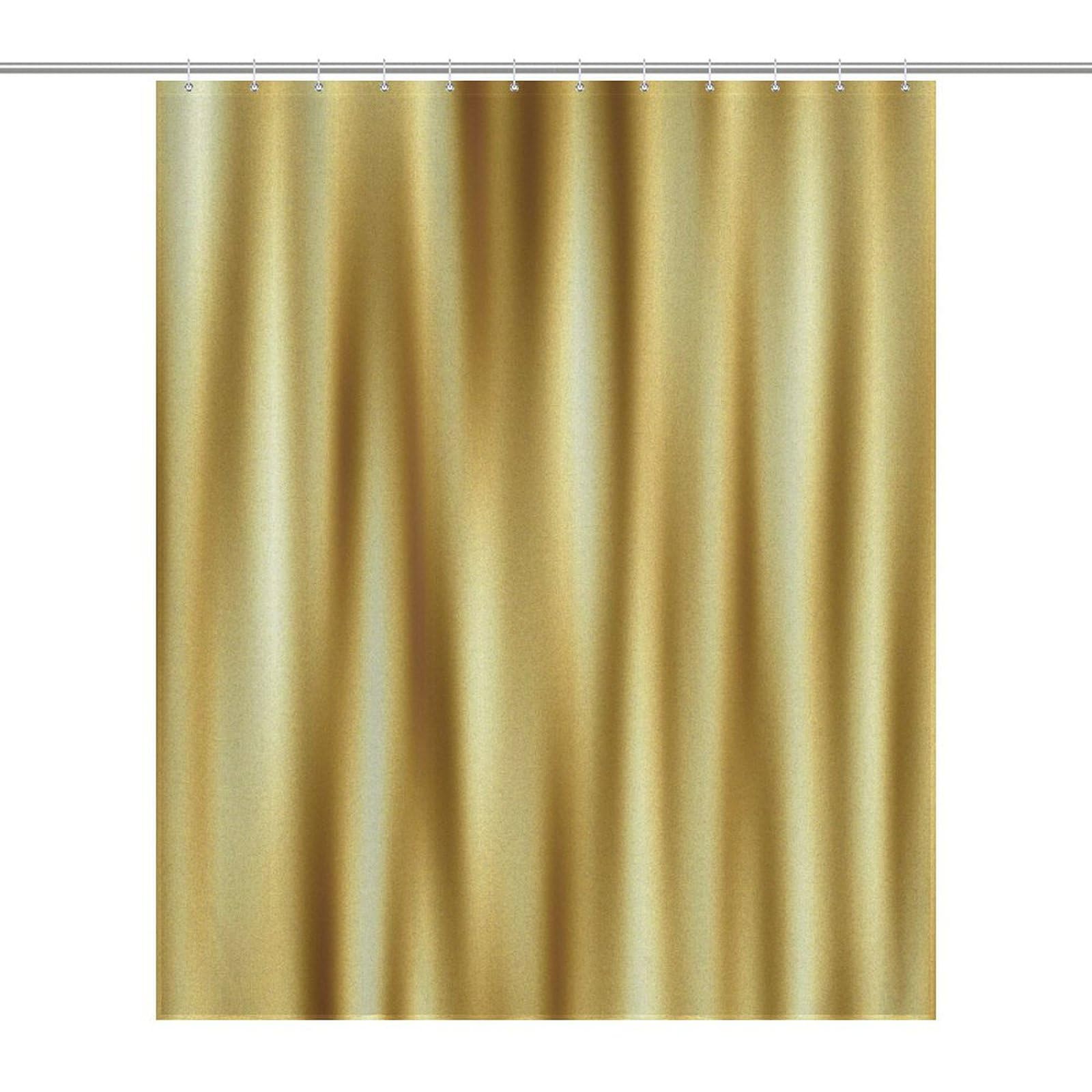Rideau de douche 152 x 183 cm étanche pour baignoire avec 12 anneaux