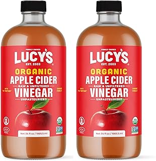 Lucy's Family Owned - 34oz. GLASS BOTTLE (2 PACK) Organic, With the Moth...