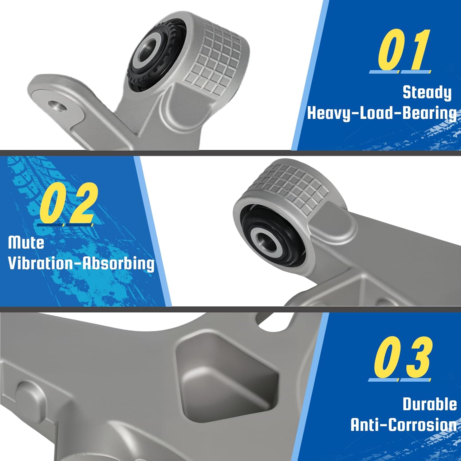 2PCS Rear Right Left Lower Control Arm with Ball Joint Assembly Fit for Ford 2002 2003 Thunderbird, Compatible with Jaguar 2000 2001 2002 2003 S-Type, for Lincoln 00-03 LS RK621952 RK621951