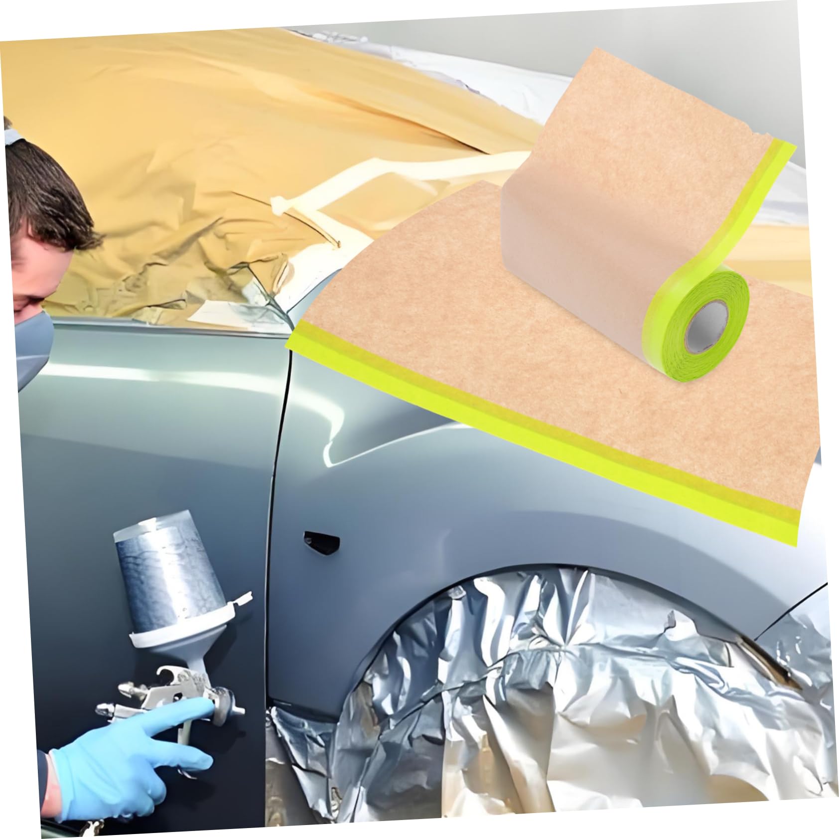 STOBOK Vorgeklebtes Farbabklebepapier 5 Stück aus Papier für Autolack