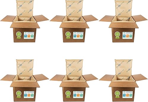 Vista 39 de IDL Packaging Caja de envío aislada de 10 x 10 x 10 pulgadas, capacidad de 1.5 galones, paquete de 3, incluye revestimientos de papel térmico
