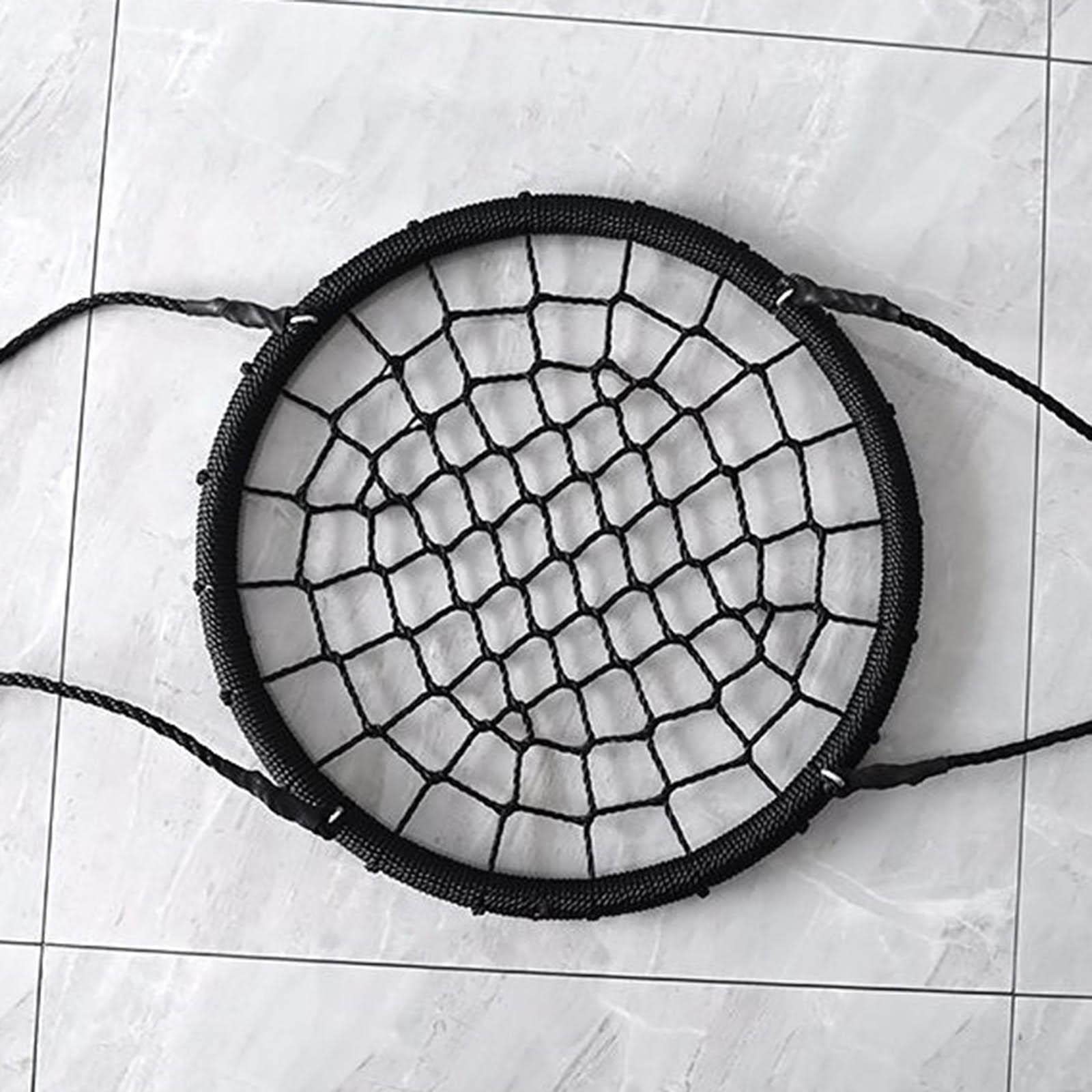 Tragbare Schaukel Aus Seil, 0 Kg, für Balkon, Garten, Schlafzimmer, Kindergeschenk, Schwarz