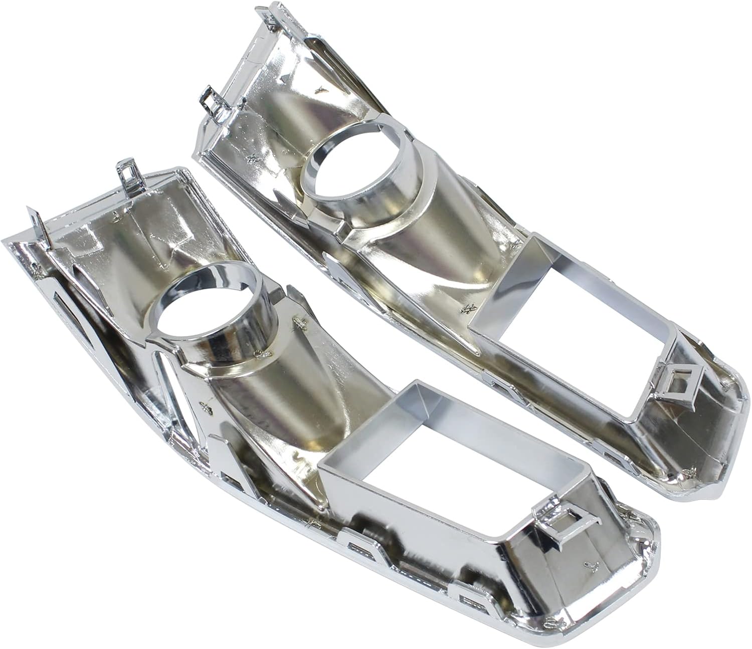 NewYall Chrome Front Left and Right Fog Light Bezel Cover Trim for Cadillac CTS 2008-2013
