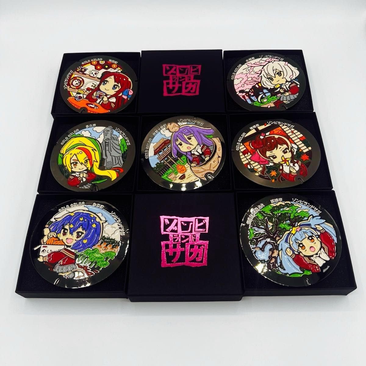 【新品】ゾンビランドサガ ミニチュアマンホール 佐賀 水野愛 紺野純子 源さくら ゾンビランドサガ ミニチュアマンホール 佐賀 水野愛 紺野純子