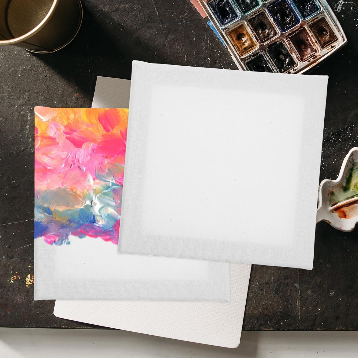 4pcs Canvas Panel Board Set for Professional Students and Teens