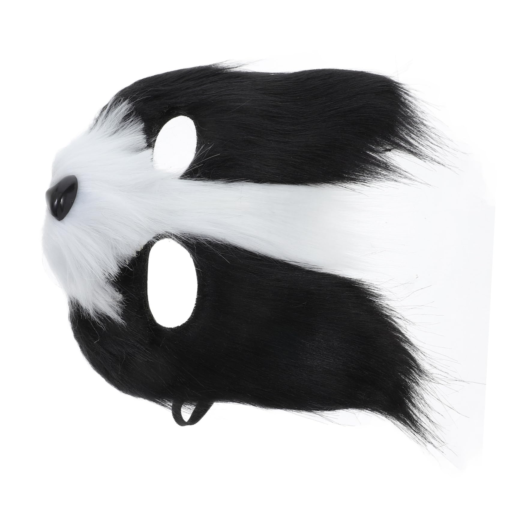 SOLUSTRE Half Face Fox Mask for Halloween Cosplay Striking Animal Design for Parties Stage Performances Masquerades Fashionable Accessory for Adults Versatile Costume Prop