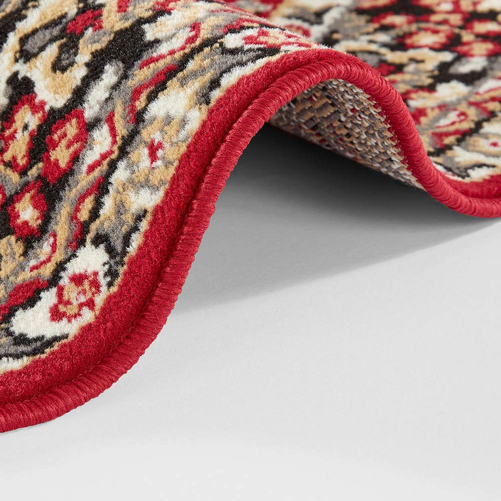 Hanse Home Alfombra de salón de Pelo Corto Orient - Zabul Aspecto Persa, Alfombra Oriental para Comedor, salón, Dormitorio, Rojo, 180 x 260 cm